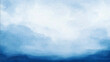 © Aleksandr Matveev - Cloudy sky painting in blue turquoise and white tones. Sky filled with clouds, painting done in watercolor, abstract light blue textured watercolor background for web banner template page design