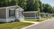 © NeuralNiche - Updated mobile housing placed in a residential area for retired individuals