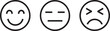 © Secret vec - Emotion icons, smiley faces, emoticon symbols, vector set