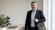 © gn8 - Return To Work After Illness and Return for Greek Middle-Aged Man