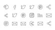 © Gofur - Social media icons on white background 10.