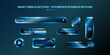 © NIVAELITH  - Futuristic neon glass UI buttons pack with glowing effects. Includes multiple styles, states and icons. Perfect for apps, dashboards, web design, gaming and sci-fi interfaces.