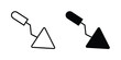 © Vince - Trowel icon clip art collection. Editable stroke icons