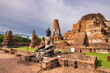 © julen - Ancient ruins of Wat Mahathat temple in Ayutthaya Historical Park, Thailand