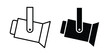 © Hestia - Spotlight icon vector logo. icons in solid, editable strokes.