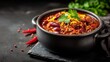 © Momin Photo Gallery - Elegent photo of  traditional mexican dish chili con carne with minced meat and red beans.