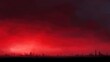 © KASUEMA SALAE - Ruined industrial city skyline under red crisis sky