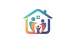 © Nursi - Colorful family home icon representing community and house insurance