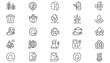 © Saima - Vector Icon Set of 25 Black Minimalist Line Symbols: Green Energy, Sustainability, Ecology, Solar Power, Recycling, Environment, Nature, Finance, Agriculture, Technology, and Social Issues Bundle