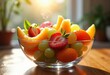 © Yaraslava - Morning Fruit Medley in Clear Glass Bowl Beside Sunlit Window