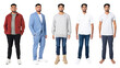 © Rawpixel.com - PNG Diverse casual and formal outfits on transparent background