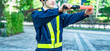 © ponta1414 - 若いガードマン・警備員