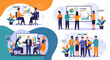 © Hakim - Business team collaboration, hiring, planning, and welcoming new employees