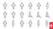 © Sepeda - Body Shape Icons: Obesity, Weight Loss, Fitness, Health and Body Types Collection