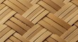 © annadina - Close-up Macro Shot of Woven Bamboo Texture Pattern.
