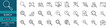 © Purnima - Search and data analysis web line icons set featuring target research magnifying glass money currency find email coding security shield and more Vector Illustration with editable stroke