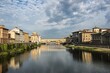 © Mara Brandl/imageBROKER - Historic centre of Florence with Ponte Vecchio over the Arno River, UNESCO World Heritage Site, Florence, Tuscany, Italy