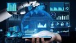 © InfiniteFlow - AI artificial intelligence drives data analytics with predictive models, smart dashboards, and virtual assistant insights for data-driven business decisions.
