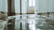 © krismicrostoker - A hallway with a wet floor