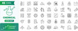 © Dopix - Chemical science laboratory research outline icon set .Collection of chemical, science, and laboratory outline icons representing research concepts