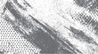 © AVADA - Grey distressed texture with diagonal brush strokes and halftone dots pattern grunge abstract background