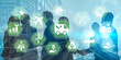 © InfiniteFlow - Green energy network supports sustainability, reduces carbon emissions, and promotes renewable resources Parse