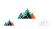 © Atmojo - Modern graphic representing business growth and progress. Ideal for marketing materials, presentations, and illustrating financial success with a posi