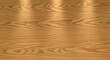 © hatkadigital - Natural Wood Grain Texture with Warm Golden Light Reflections.