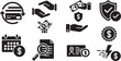 © SilentVector - Financial icons for business and investment concepts