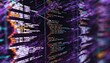 © Jubayer - Coding programming developing typing script source languages symbols project data software engineering IT technology computer abstract screen background.High quality
