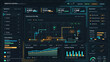 © Антон Сальников - Warehouse robotics control dashboard with autonomous floor map, throughput metrics, and logistics monitoring