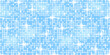© alia.kurianova - Disco blue sequin bg glitter texture for backdrop glam. Dance pattern with ball party seamless for mosaic retro sparkle. Vector disco iridescent background