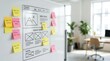 © Sukon - A professional website wireframe sketch and design elements layout for web development.