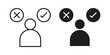 © Zandra - Decision icon graphic vectors for website design