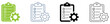© MASUD NUR - Consistency icon collection, stability and uniformity symbols, reliability and balance concept, workflow and organization icons, minimal and modern vector design for business, productivity and process