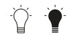 © Surya - Light bulb icon for graphic and web projects