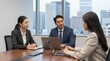 © Cloudyew - Professional Business Meeting in Modern Office with Diverse Team