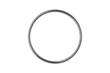 © ArtBox - Silver metallic circle ring frame on transparent background