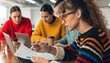 © Justlight - Medium shot showing a professional highlighting key stages of a secondary fund transaction involved in a singlefund deal with clear focus on document details and outoffocus