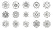 © adifa - Collection of intricate geometric mandala designs.