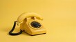 © Emanuel - Banana Shaped Phone Concept on Yellow Background Creative Idea