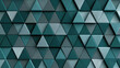 © visoot - Abstract triangular dark green geometric pattern, 3D wall texture, modern design, seamless surface, creative background, stylish decor