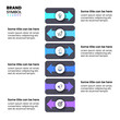 © kuliperko - Infographic template. 6 arrows with icons and text