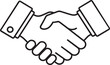 © MP Designs - A handshake between two people