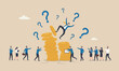 © Nazma - Financial bankruptcy illustration is modern, flat design with clean lines and minimal shading teams together concept, businessman investor falling from stack of unstable money coins