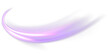 © Alesya - Glowing pink-violet light swooshes with soft blue tint on transparent background. Curved motion trails with ring and arc elements for dynamic effects and modern interfaces