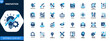 © JIm Studio - Innovation icon set, creativity, invention, prototype, idea generation, agile workflow, startup, disruption, research and development. Solid icons collection. Vector.