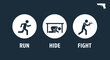 © Septian - Actionable Safety Guidelines: Run, Hide, or Fight - Essential Preparedness Instructions