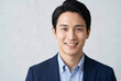 © maaagram - 笑顔の日本人ビジネスマン ポートレート 正面 清潔感 信頼感 Generative AI