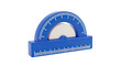 © Novia - Blue Protractor with White Markings